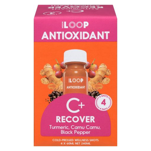 Picture of LOOP COLD-PRESSED WELLNESS SHOTS - ANTIOXIDANT C+ RECOVER 4X60ML