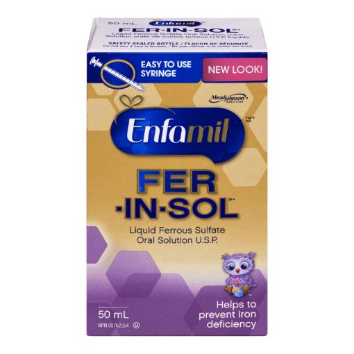 Picture of ENFAMIL FER-IN-SOL - FERROUS SULFATE PEDIATRIC IRON DROPS  50ML