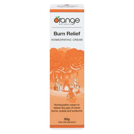 Picture of ORANGE NARURALS BURN RELIEF HOMEOPATHIC CREAM 5GR                          