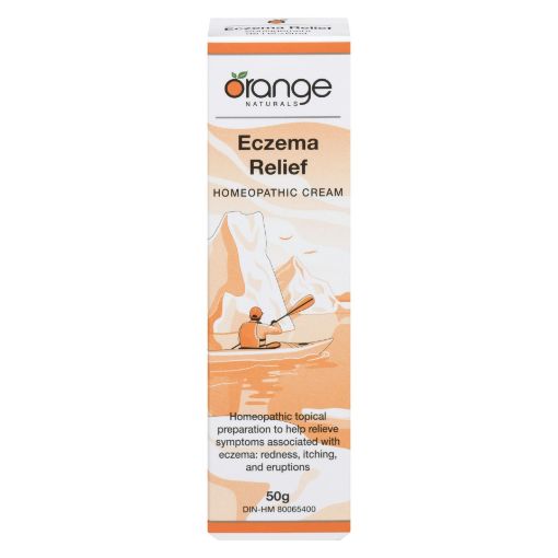 Picture of ORANGE NATURALS ECZEMA RELIEF HOMEOPATHIC CREAM 50GR                       