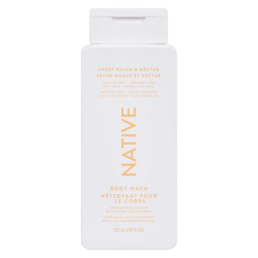 Picture of NATIVE BODY WASH SWEET PEACH and NECTAR 532ML