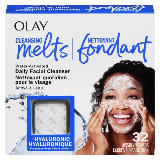 Picture of OLAY FACIAL CLEANSING  MELTS HYALURONIC 32S