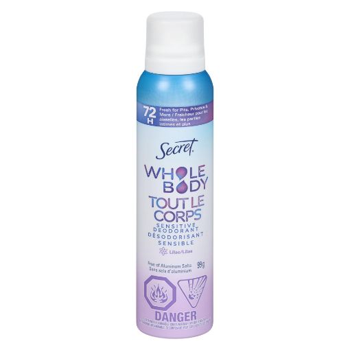 Picture of SECRET WHOLE BODY SPRAY - LILAC and WATER LILY 99GR