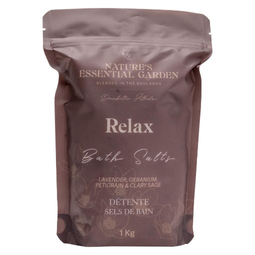 Picture of NATURES ESSENTIAL GARDEN BATH SALT - RELAX  1000GR                         