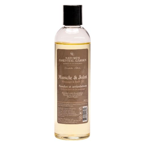 Picture of NATURES ESSENTIAL GARDEN MASSAGE and BATH OIL - MUSCLE and JOINT 240 ML