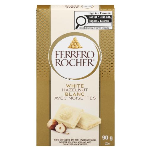 Picture of FERRERO ROCHER BAR - WHITE HAZELNUT 90GR