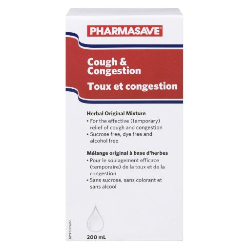 Picture of PHARMASAVE COUGH and CONGESTION SYRUP 200ML