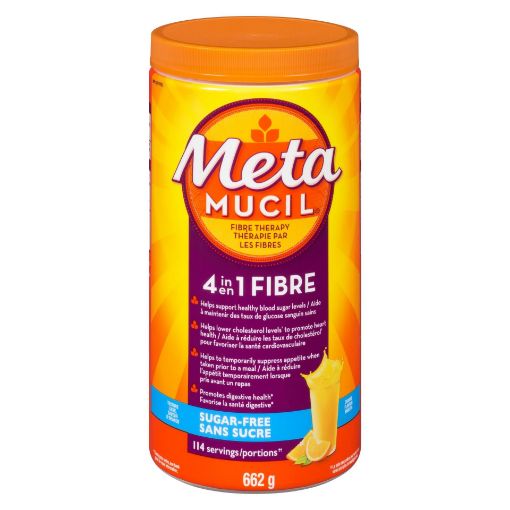 Picture of METAMUCIL SMOOTH POWDER - ORANGE SUGAR FREE 660GR