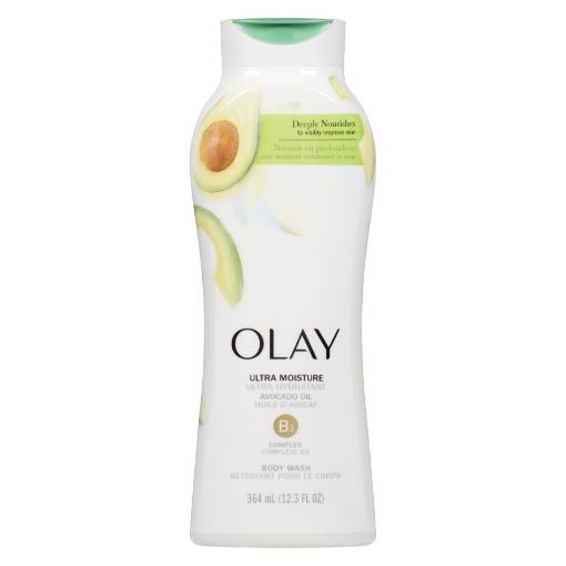 Picture of OLAY BODY WASH - ULTRA MOISTURE AVOCADO OIL 364ML                          