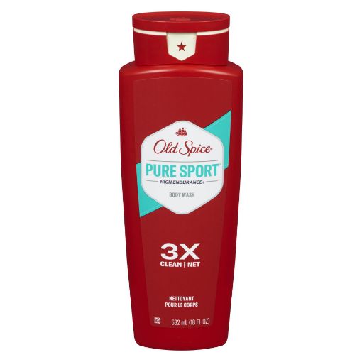 Picture of OLD SPICE HIGH ENDURANCE HAIR and BODY WASH - PURE SPORT 532ML