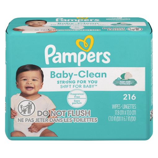Picture of PAMPERS WIPES COMPLETE CLEAN UNSCENTED FITMENT 3X 216S
