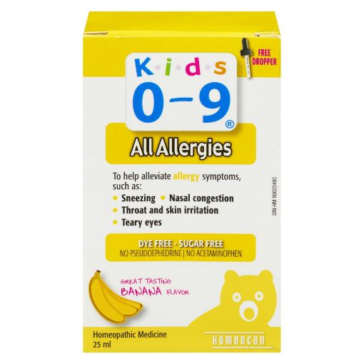 Picture of HOMEOCAN ALLERGIES - KIDS 0-9 25ML                                         
