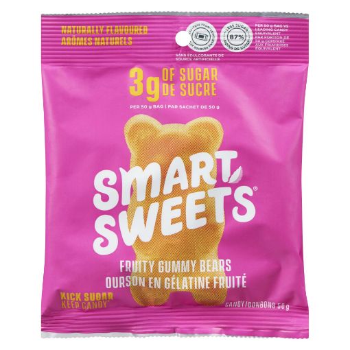 Picture of SMARTSWEETS GUMMY BEARS - FRUITY 50GR                                      
