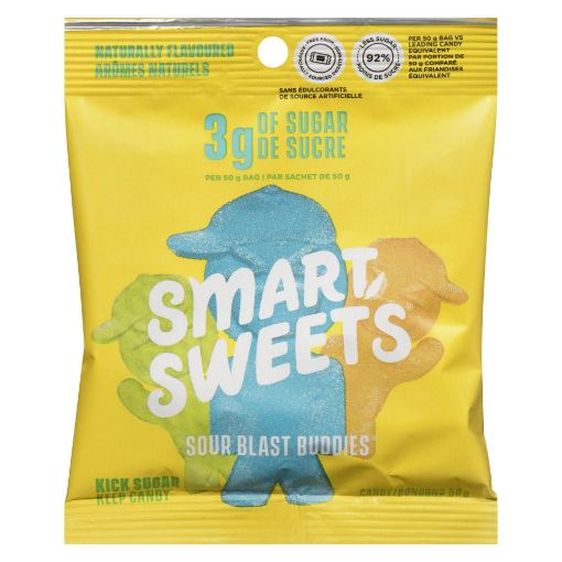 Picture of SMARTSWEETS SOUR BLAST BUDDIES 50GR                                        