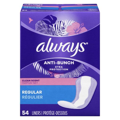 Picture of ALWAYS PANTY LINERS - REGULAR - FRESH SCENT 1.2X 54S