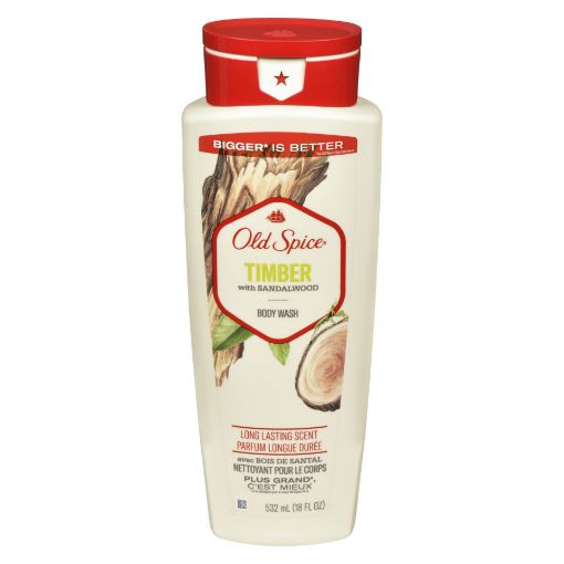 Picture of OLD SPICE MIND and BODY BODY WASH - TIMBER SCENT OF SANDALWOOD/CYPRESS 532ML