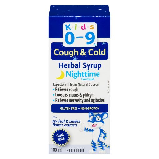 Picture of KIDS 0-9 HERBAL COUGH and COLD NIGHTTIME SYRUP 100ML