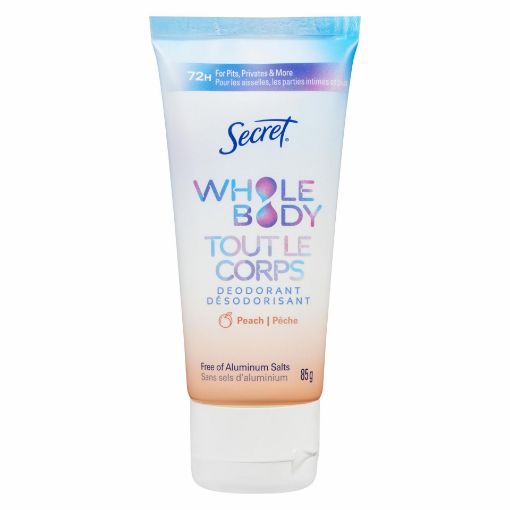 Picture of SECRET WHOLE BODY DEODORANT - PEACH and VANILLA - CREAM 85GR