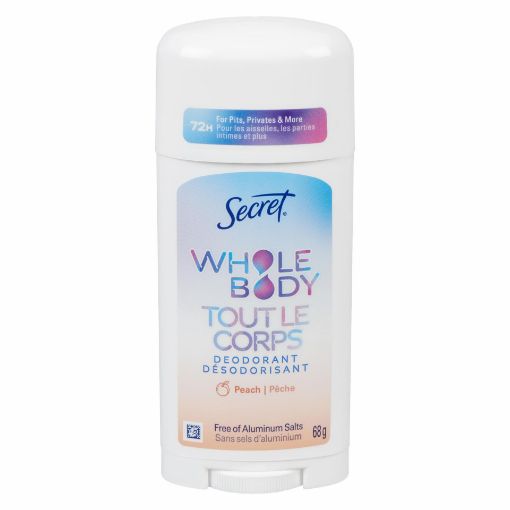 Picture of SECRET WHOLE BODY DEODORANT - PEACH and VANILLA - STICK 68GR