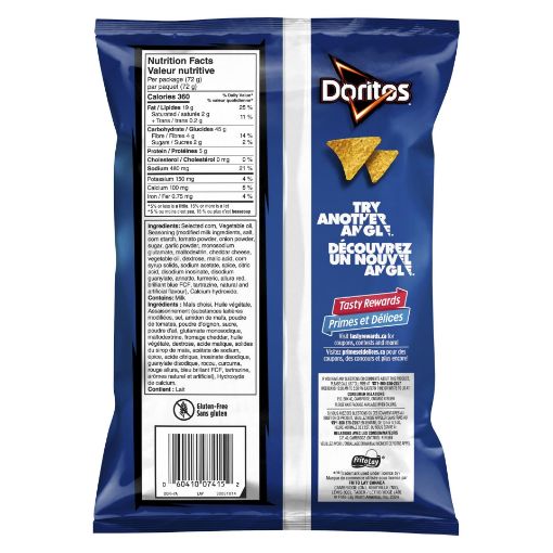 Picture of DORITOS CHIPS - COOL RANCH 72GR