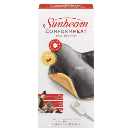 Picture of SUNBEAM CONFORMHEAT HEATING PAD W/ X-PRESS HEAT TECH