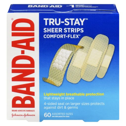 Picture of BAND-AID BANDAGE - PLASTIC 60S                                             