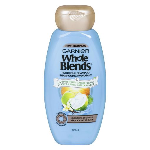 Picture of GARNIER WHOLE BLENDS SHAMPOO - COCO VANILLA 370ML                          