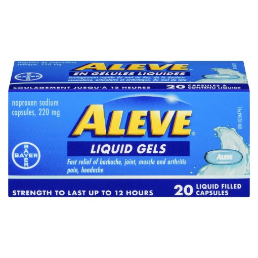Picture of ALEVE NAPROXEN SODIUM LIQUID GELS 20S
