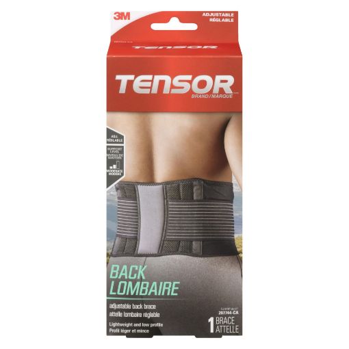 Picture of 3M TENSOR ADJUSTABLE BACK SUPPORT - BLACK