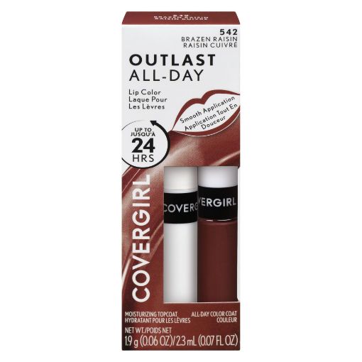 Picture of COVERGIRL OUTLAST ALL-DAY LIP COLOR - BRAZEN RAISIN                        