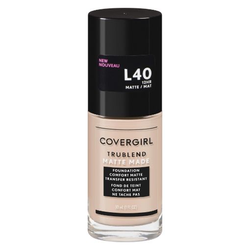 Picture of COVERGIRL TRUBLEND MATTE MADE FOUNDATION - CLASSIC IVORY - L40             