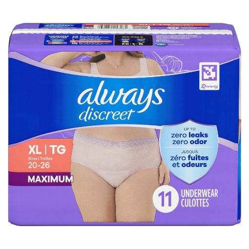 Picture of ALWAYS DISCREET UNDERWEAR - MAXIMUM XL 11S