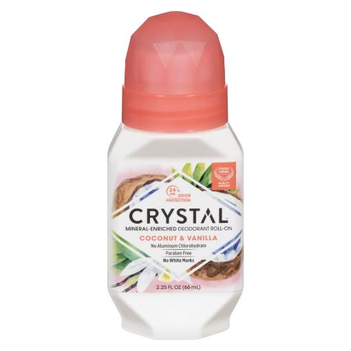 Picture of CRYSTAL DEODORANT ROLL ON - COCONUT and VANILLA 60ML