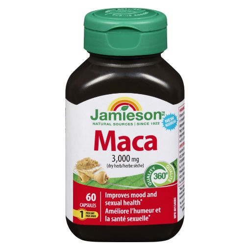 Picture of JAMIESON MACA 3000MG CAPSULES 60S
