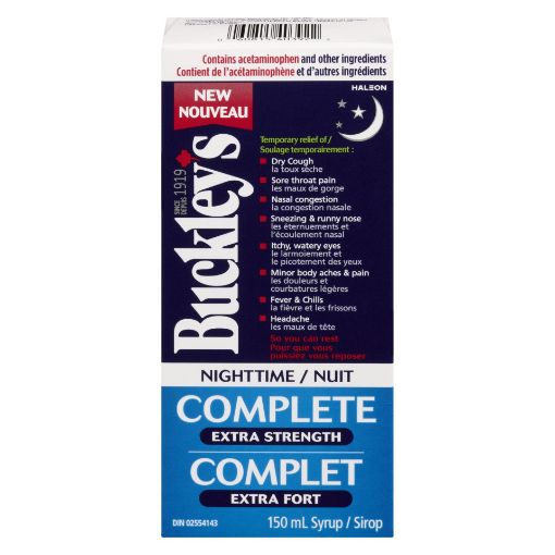 Picture of BUCKLEYS NIGHTTIME COMPLETE SYRUP - EXTRA STRENGTH 150ML