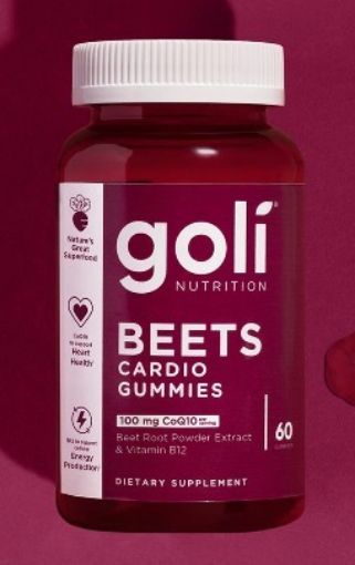 Picture of GOLI NUTRITION BEETS CARDIO GUMMIES 60S