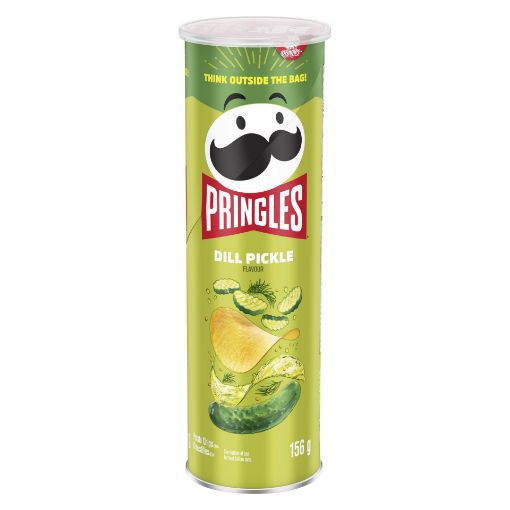 Picture of PRINGLES CHIPS - DILL PICKLE 156GR                                         