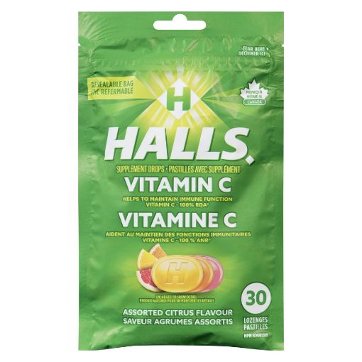 Picture of HALLS LOZENGE VIT C - ASSORTED CITRUS 30S