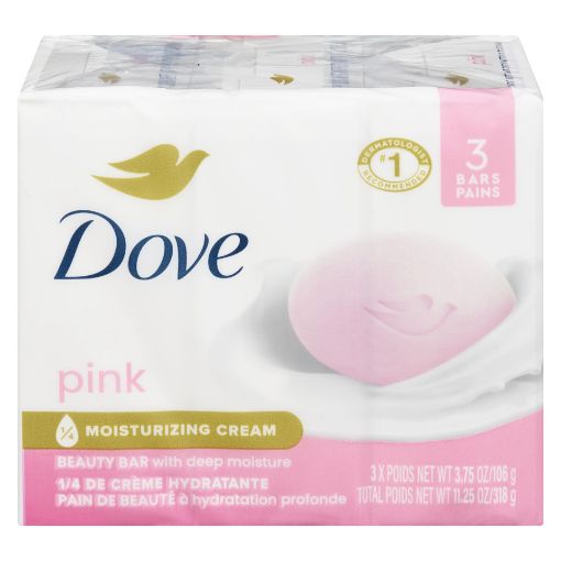 Picture of DOVE BAR SOAP - PINK 318GR
