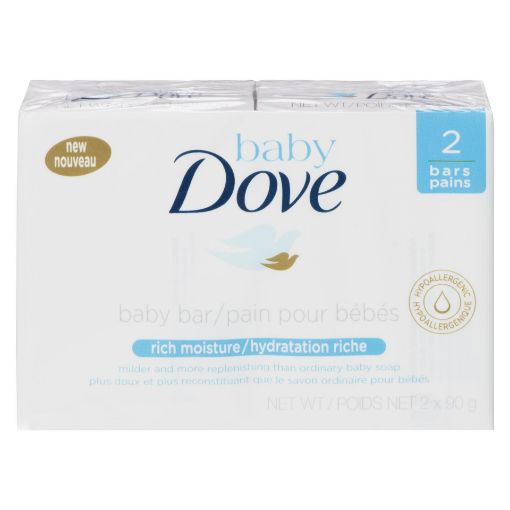 Picture of DOVE BABY BAR SOAP - RICH MOISTURE 2X90GR                                  