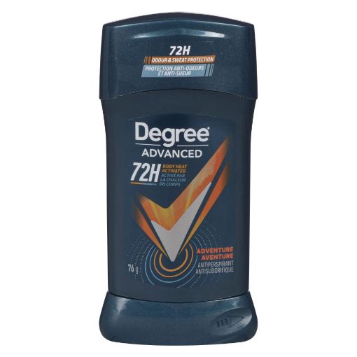 Picture of DEGREE FOR MEN ADRENALINE - ANTIPERSPIRANT - ADVENTURE SOLID 76GR          