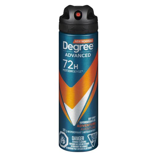 Picture of DEGREE FOR MEN ANTIPERSPIRANT DRY SPRAY - ADVENTURE 107GR                  