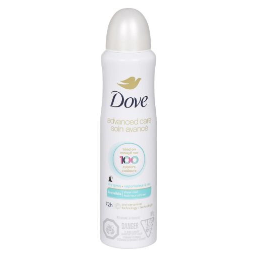 Picture of DOVE INVISIBLE SHEER COOL DRY SPRAY 107GR                                  