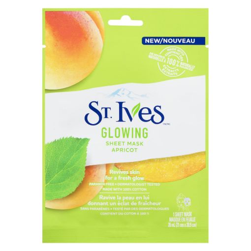 Picture of ST. IVES GLOWING SHEET MASK - APRICOT 25ML             