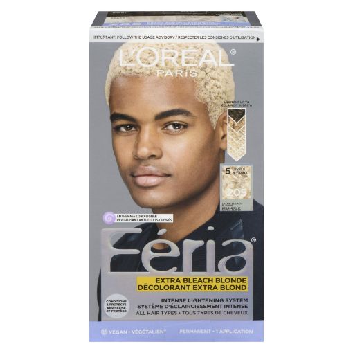 Picture of LOREAL FERIA HAIR COLOUR - EXTRA BLEACH BLONDE #205                        