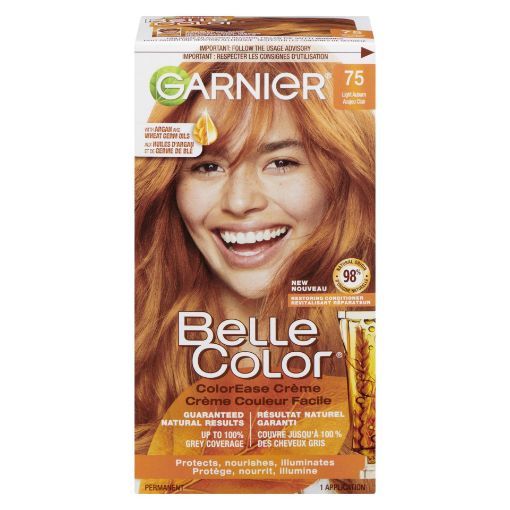 Picture of GARNIER BELLE COLOR HAIR COLOUR - LIGHT AUBURN #75                         