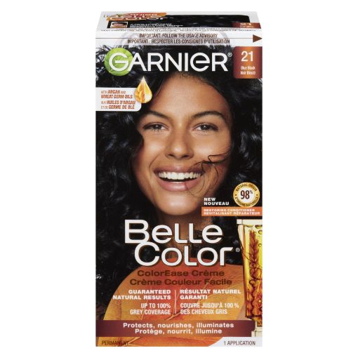 Picture of GARNIER BELLE COLOR HAIR COLOUR - BLUE BLACK #21                           