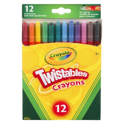 Picture of CRAYOLA TWISTABLES CRAYONS 12S                                             