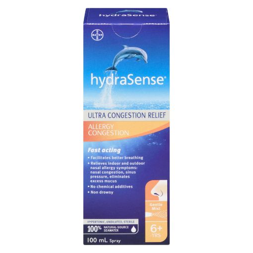 Picture of HYDRASENSE NASAL SPRAY CONGESTION RELIEF – ALLERGY 100ML