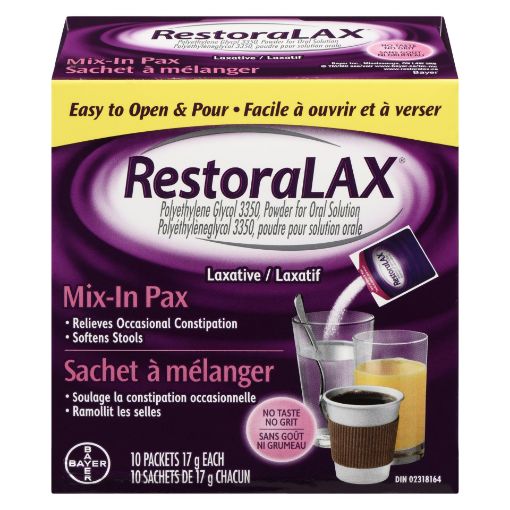 Picture of RESTORALAX 10 ONCE-DAILY DOSES 10X17GR